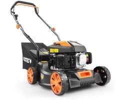 Grasmaaier Benzine - 1,8 Pk Motor - 40 Cm Maaibreedte - Kunststof Behuizing - Voor Kleine Tuinen