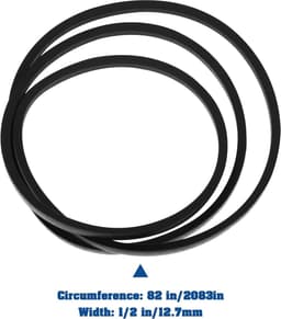 Grasmaaier 539116199 539116199 1/2 x 82 inch, compatibel met Dixon Mower ZTR1001 ZTR3014 - ShopVlot — thumbnail 3