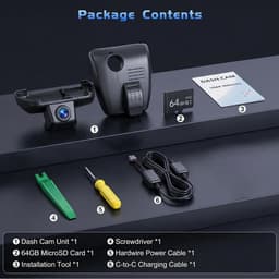 Dashcam auto voor achter 4K voor Mazda CX5/CX9, WiFi, parkeermodus — thumbnail 5
