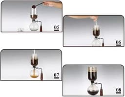 Stijl Sifon Koffiezetapparaat Thee Sifon Pot Vacuüm Koffiezetapparaat Glas Type Koffiezetapparaat Filter — thumbnail 4