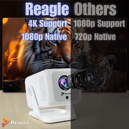 Beamer Full HD 1080p - 420 ANSI Lumen Android 14 - 1920 x 1080 Resolutie - LED - Wit - Voor Thuisbioscoop — thumbnail 5