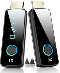 Draadloze HDMI Zender Ontvanger - 50 Meter Bereik - 4K Decodering - 1080p Output - Compact Design - Voor Presentaties En Thuisbioscoop — thumbnail 1
