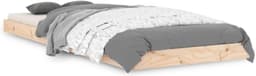 Bedframe familiebed palletbed massief houten bed 75x190 cm grenen 2FT6 Small Single — thumbnail 5
