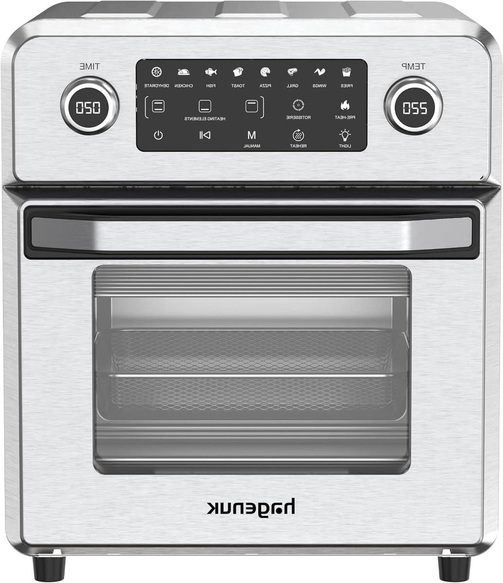 Heteluchtoven - Airfryer Oven - Vetarm Koken - 10 Programma's - 14 Liter - Roestvrij Staal — afbeelding 1