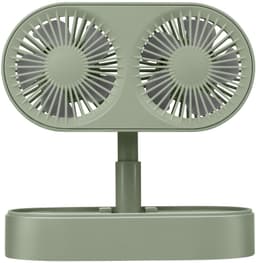 Lifetime Tafelventilator - USB-C Oplaadbaar - 1200mAh Batterij - 3 Snelheden - Batterijen Inbegrepen - Compact, Inklapbaar en In Hoogte Verstelbaar - 15 x 7,6 x 15 cm - Groen — thumbnail 3