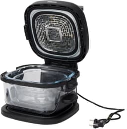 Tristar glazen airfryer 4.2 & 2.2 liter - Van frituren tot warmhouden -Minder olie nodig dan bij een normale frituur - Inclusief glazen schalen en grillrekken - Airfryer — thumbnail 1