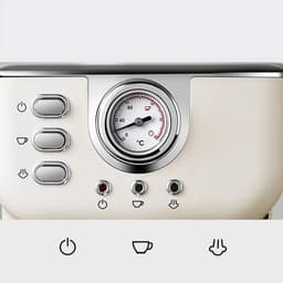 Espressomachine Met Melkschuimer - 20 Bar Drukpomp - Professionele Koffiemaker 1.5L - Geschikt Voor Cappuccino En Latte — thumbnail 3