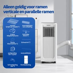 Elecci 6.000 BTU mobiele airco - koelen, ventileren en ontvochtigen — thumbnail 5