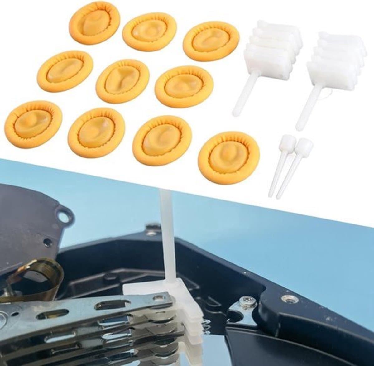 Reparatiegereedschap voor harde schrijfkoppen 3,5 inch en 2,5 inch HDD - magnetische kop vervangt houder harde schijf - doe-het-zelf reparatie voor HDD-diagnose demonteren — afbeelding 1