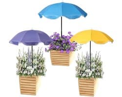 3e Verstelbare Plantenparasol, Grote waterdichte Tuinparasols Duurzaam Buitenzonwering voor Potplanten Bloemen Groenten