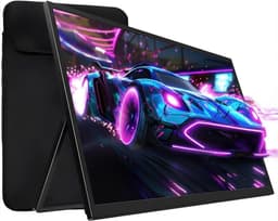 SP® Portable Monitor - Draagbaar Scherm - Draagbaar Gaming Scherm - Zwart - 25cm x 43cm x 2cm — thumbnail 1