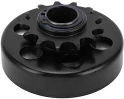 1 inch centrifugaalkoppeling met 13 tanden 2300 tpm 13 pk zware koppeling voor 40 41 420 kettingkarren, minifietskoppeling, gemaakt van metalen materialen met hoge hardheid met