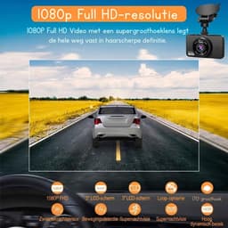 SP® Dashcam - Dashcam voor Auto - Dashcam voor En Achter - Zwart - ‎ 4cm x 9cm x 5cm — thumbnail 5