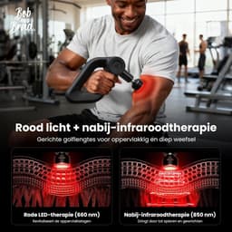 Massagepistool - Aluminium - Infrarood Warmtefunctie - Diep Weefsel Massage - Voor Sportliefhebbers — thumbnail 1