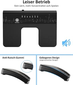 Bluetooth Page Turner Pedaal - Bluetooth voetschakelaar 6 modi voor tablets smartphones oplaadbaar stil live optredens concerten opnamestudio's instrumenten spelen of prompten — thumbnail 4