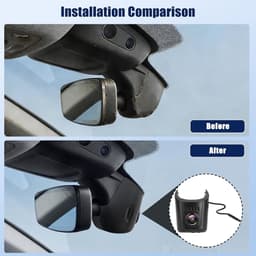 Dashcam voor auto - Zwart - Geschikt voor Audi 2019-2026 - 4K UHD Video met WiFi en Nachtzicht - Met G-sensor en OEM Installatie — thumbnail 5