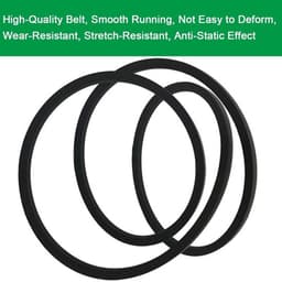 Grasmaaier Riem Vervanging - Onderdeelnummer 135061504/0 - Breedte 13 mm - Omtrek 1956 mm - Geschikt voor Mountfield 1538M-SD/T38M-SD - Zwart - Maaier Riem — thumbnail 5