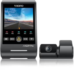 VIOFO A229 Pro Tele 2CH - Dashcam - 4K + 2K Telecamera - 4x Optische Zoom - Sony STARVIS 2 - HDR Nachtzicht - GPS - 5GHz WiFi - Parkeermodus — thumbnail 1