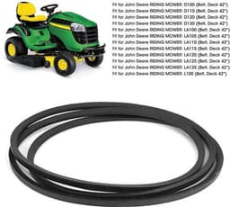 Deck Belt Vervanging - Rubber - Geschikt voor John Deere LA105/LA110/LA115 - Duurzaam - Eenvoudige installatie - Afmetingen 1,27 x 261,6 cm - Grasmaaierband — thumbnail 3