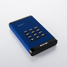 Externe Harde Schijf - Draagbare Opslag - Gegevens Beveiligen - Hardware Versleuteling - 500GB - Blauw — thumbnail 2