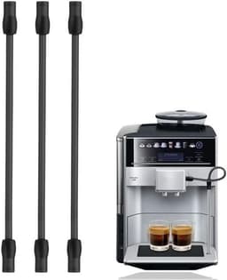 3 stuks melkslang, set van 3, compatibel met Siemens EQ6 Series 300/500/700, EQ6 Plus s700 & Bosch VeroAroma, reserveonderdelen, siliconen slang voor volautomatische koffiemachine, voedselveilig en op — thumbnail 2