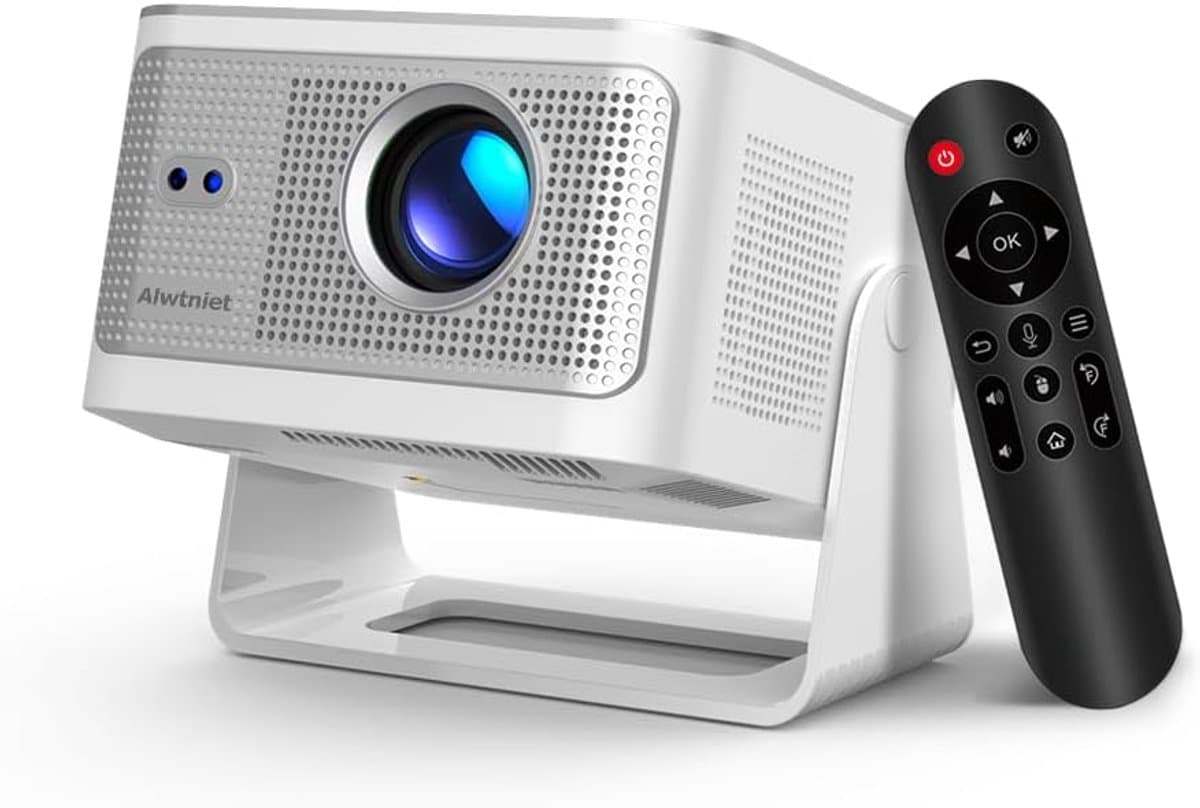 Beamer Full HD 1080p – 600 ANSI – Android 14 – Autofocus & 6D Keystone – WiFi 6 & Bluetooth 5.4 — afbeelding 1