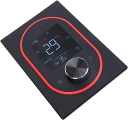Slimme Thermostaat - Energiezuinig Verwarmen - Comfort Verhogend - App Bediening - 130 x 88 mm - Zwart — thumbnail 4