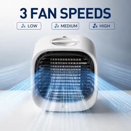 Mini airconditioner - Verdampingskoeler - Watergekoelde airconditioner - Koelventilator - USB airconditioner - Draagbare airconditioner - Koeling- Draagbare airconditioner - Draagbaar - 166*152*142 mm - 300 ml (Roze) — thumbnail 4