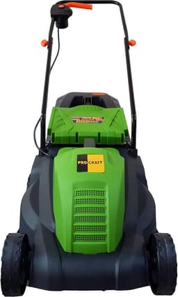 Elektrische Grasmaaier - Duwmaaier Gazonmaaier - Gazon Onderhouden - Krachtige 1800W Motor - 34 cm Maaibreedte - Grijs — thumbnail 4