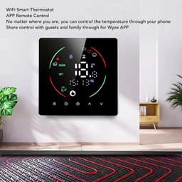 Slimme Thermostaat - WiFi Thermostaat - Energie Besparen - Touchscreen Bediening - 16A - Wit — thumbnail 3