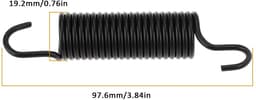 Solidchoice- Idlerspring OEM 732-04323B - Compatibel met MTD/Cub Cadet - Roestvrij Staal - Duurzaam - Schokabsorberend - Effectieve Trillingsverlichting - Veerspanning — thumbnail 2