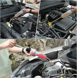 500 ml olieafzuigpomp met vulniveau-indicator en 60cm verlengslang, handmatige afzuigpomp voor olie, benzine en brandstof, vulpomp voor auto, motorfiets, grasmaaier en transmissieolie — thumbnail 3