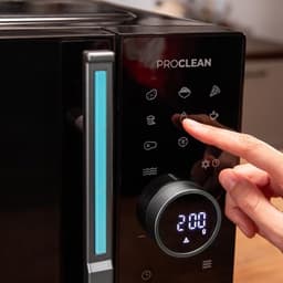 Magnetron met Grill - Oven Combimagnetron - Snel Eten Verwarmen - Touchscreen Bediening - 23 Liter - Zilver — thumbnail 5