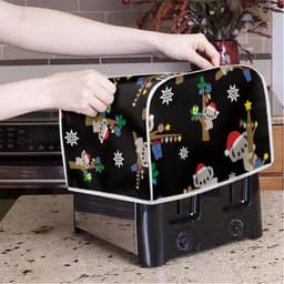 Toaster Cover - Apparaat Beschermhoes - Keuken Organisatie - Stof- en Vetafstotend - M: 22.5 x 27.5 x 32.5 cm — thumbnail 3