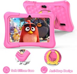 SnelShoppen - 7 inch Android 11 Tablet voor Kinderen - Quad Core, 2GB RAM, 32GB ROM, BT, WiFi, Dual Camera, Educatieve Spellen, Kinderslot, Met Tablet — thumbnail 5