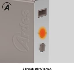 Convector Verwarming - Elektrische Kachel - Ruimte Verwarmen - Met Turbo Ventilator - 750-2000W - Grijs — thumbnail 5