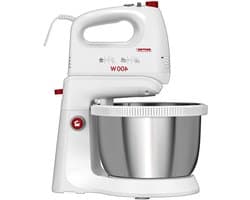 Deegkneder - Keukenmixer - Bakken en Koken - Roterende Kom - 3.5 Liter - Wit