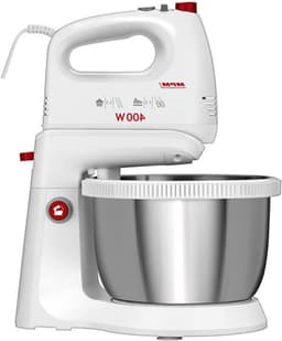 Deegkneder - Keukenmixer - Bakken en Koken - Roterende Kom - 3.5 Liter - Wit — thumbnail 1