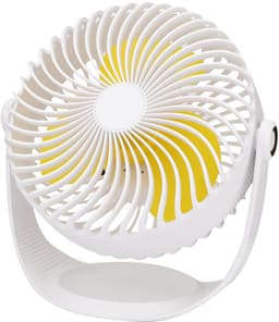 Mini-bureauventilator, stil, USB-voeding (wit) — thumbnail 2