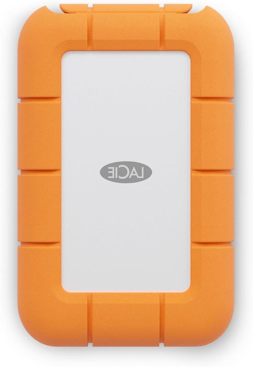 Externe SSD - Draagbare Opslag - Bestanden Overzetten - Stof en Waterbestendig - 500 GB - Oranje — afbeelding 1
