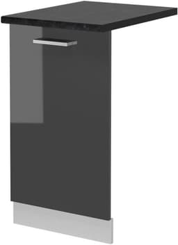 Vaatwasserpaneel - Keukenfront - Keuken Integratie - Hoogglans Afwerking - 45 cm - Antraciet — thumbnail 1