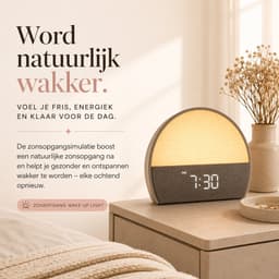 Wake up Light - Digitale wekker - Wekkerradio - licht wekker — thumbnail 2