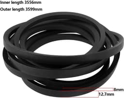 Dailygoods - Vervangingsriem voor Grasmaaier - Deck Drive Riem voor John Deere — thumbnail 5