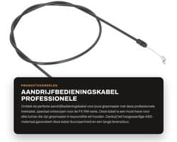 Aandrijfbedieningskabel Professionele Productie - Trekkabel - Grasmaaier - Duurzaam ABS-materiaal - Hoge Nauwkeurigheid - Stabiele Prestaties