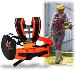 SnelShoppen - Professionele FGen Tondeuse met Dubbele Schouderriem - Verstelbare Schouderriem voor Grasmaaier, Bosmaaier en Trimmer - Ideaal voor Tuin — thumbnail 1