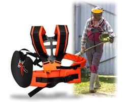 SnelShoppen - Professionele FGen Tondeuse met Dubbele Schouderriem - Verstelbare Schouderriem voor Grasmaaier, Bosmaaier en Trimmer - Ideaal voor Tuin