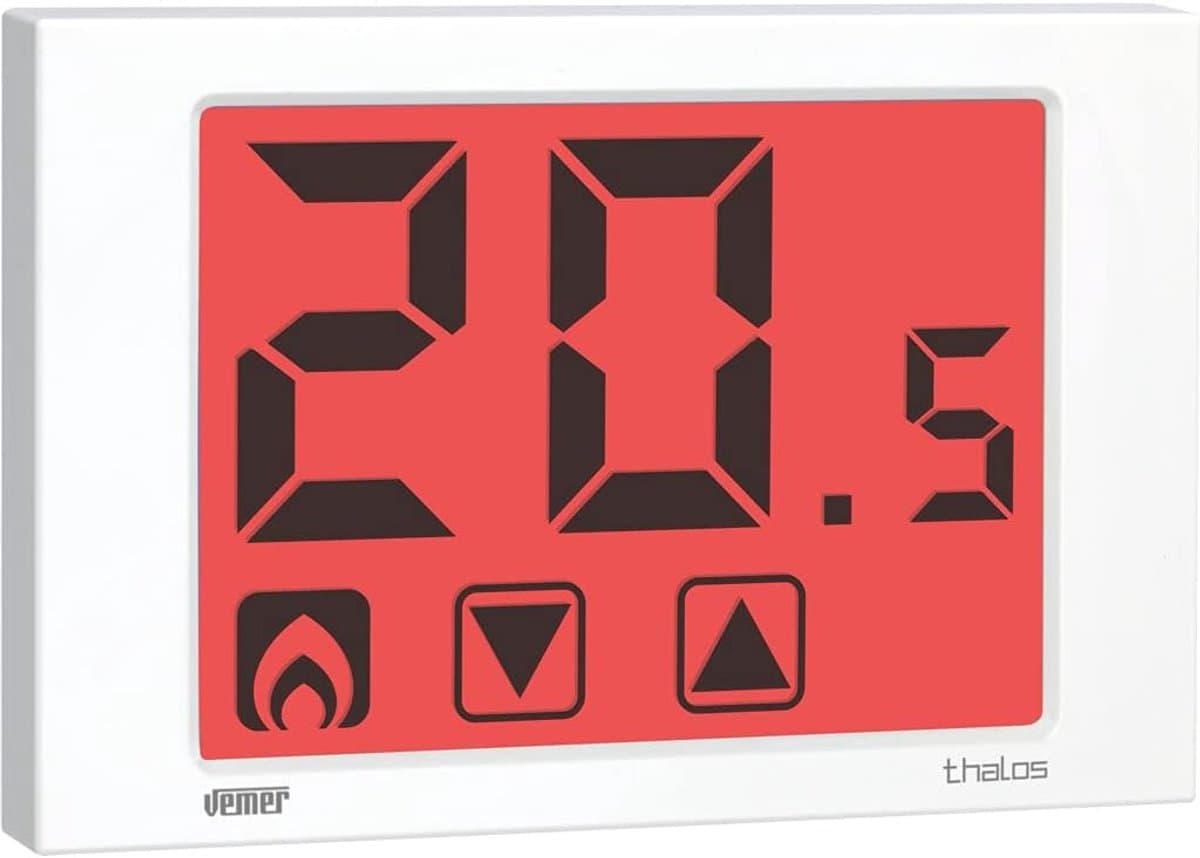 Slimme Touch Thermostaat - Wit - Energiebesparend en Modern — afbeelding 1