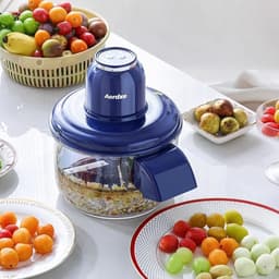 Druivenpelmachine - Keuken Gadget - Fruit Voorbereiden - Automatische Schilfunctie - 20x20x18cm - Wit — thumbnail 3