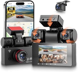 Dashcam 4-kanaals 360° 2K 1080P - WiFi - Voertuigbeveiliging - Hoogwaardige opname - ShopVlot — thumbnail 1
