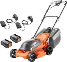 Batterij Grasmaaier – Accu Grasmaaier – Elektrische Grasmaaier – Draadloze Grasmaaier – 36V Krachtig – 34 cm Maaibreedte & Randensnijsysteem – 35L Grasopvang – Lichtgewicht & Verticale Opslag — thumbnail 4